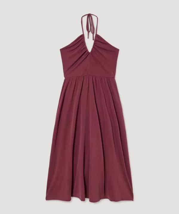 Vestido tirantes cruzados skatie S02 V14SS23 SCARLET 1adl e1683745931647
