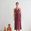 Vestido tirantes cruzados skatie S02 V14SS23 SCARLET 8adl e1683745949708