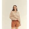 pantalon corto con pinzas lixula mus bombon cobre