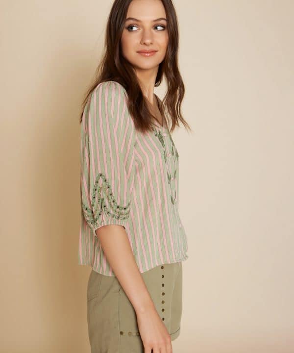 Blusa rayas plumeti meisie M04B82 MAT 3 e1686163532216