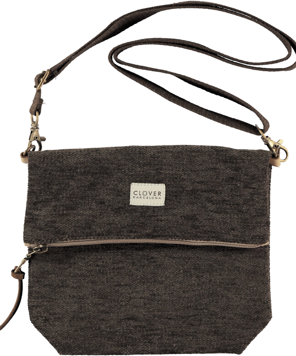 Bolso pequeno tela bandolera shoulder Clover bcn SAUCE BROWN