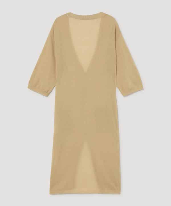 Cardigan largo Skatie S04 K11SS23 SAND 2 e1686230611899