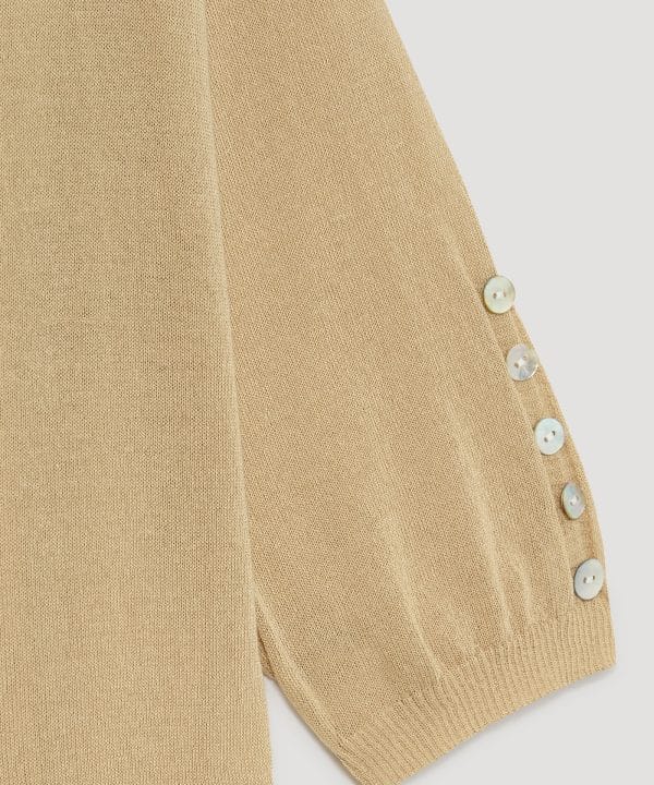 Cardigan largo Skatie S04 K11SS23 SAND 4 e1686230627778