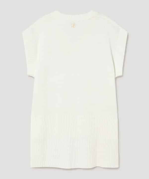 Chaleco punto oversize blanco skatie S15 K03SS23 WHITE 2 e1686232604378