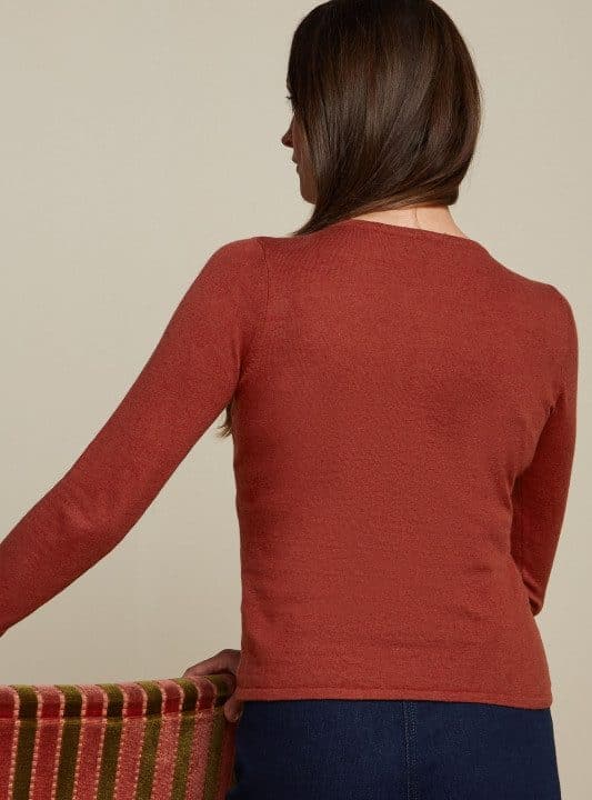 Cardigan corto roundneck cocoon king louie caldera 7603 08119555 4