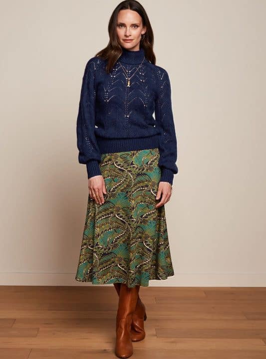 Jersey Jeanie rollneck king louie top farfalle azul 8384 08175401 2