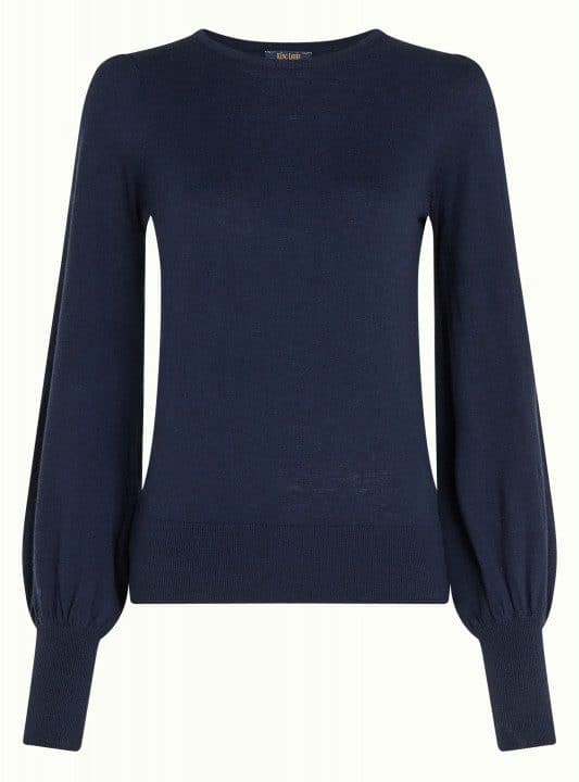 Jersey fino Maya king louie Espana Top Cocoon azul 6821 08185413 5