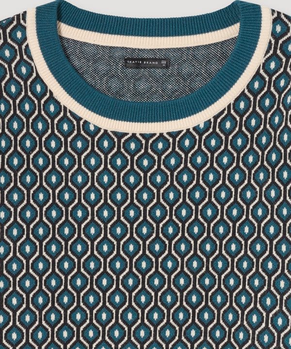 Jersey skatie jacquard geometrico retro S23 K28AW23 RAINSTORM 3 e1695305095342