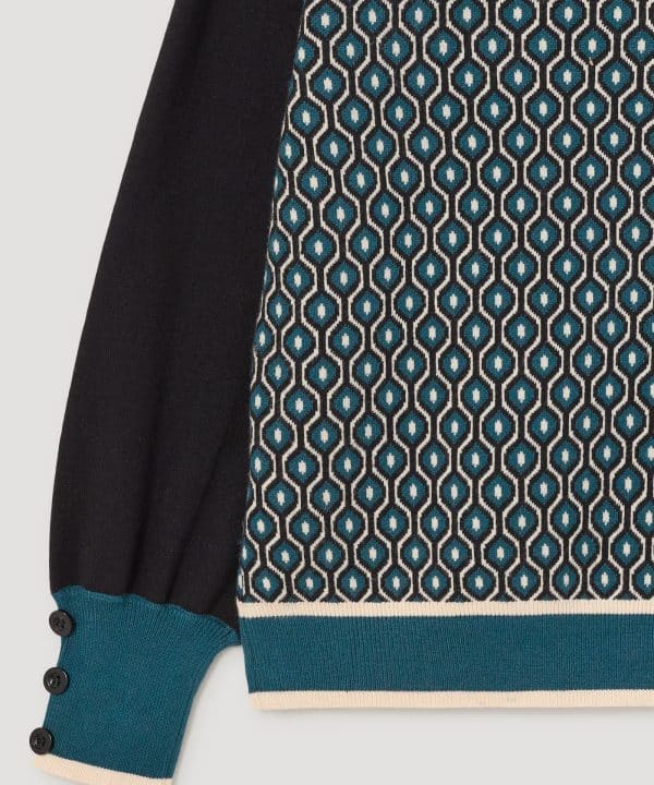 Jersey skatie jacquard geometrico retro S23 K28AW23 RAINSTORM 4 e1695305111689