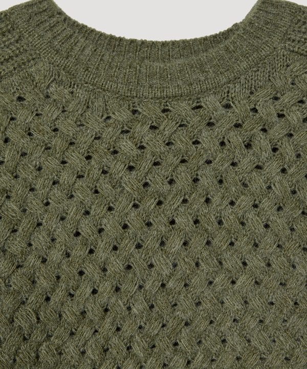 Jersey skatie tramado con hebilla verde moss S24 K29AW23 MOSS 3 e1695303506645
