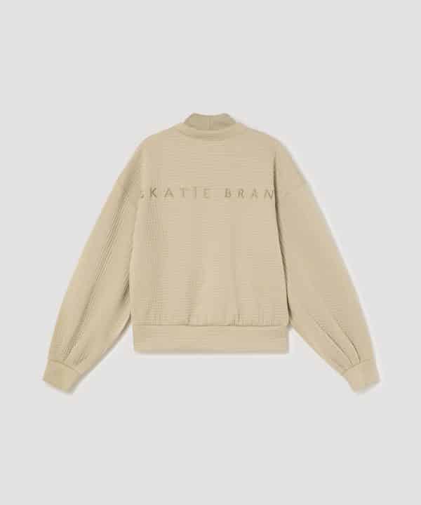 Sudadera skatie tejido relieve S02 T37AW23 CLAY 2 e1695243688399