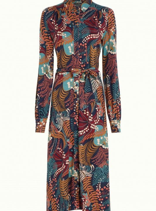 Vestido midi Maisie Nigntingale camisero King Louie Espana 9607 08499413 5