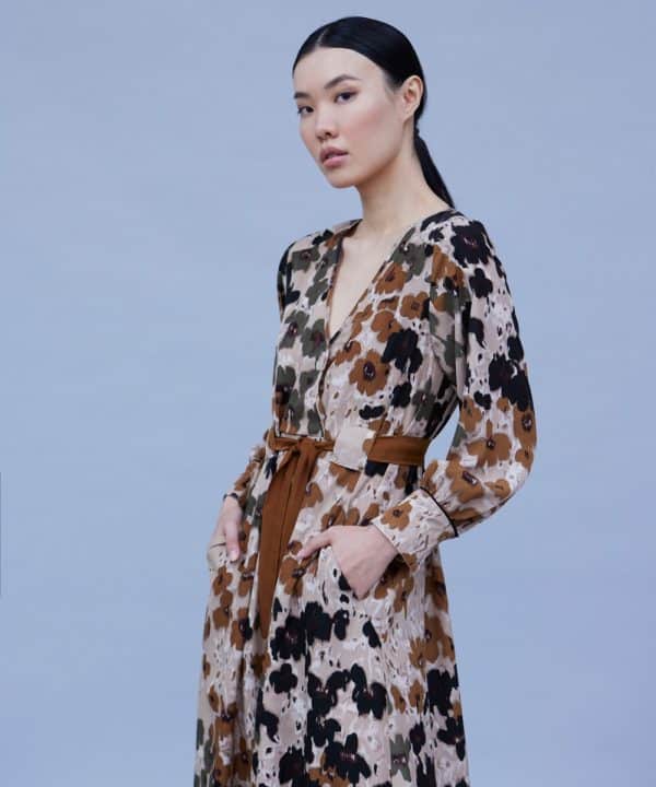 Vestido skatie estampado escote cruzado S05 V81AW23 MOSS 4 l e1695304556141