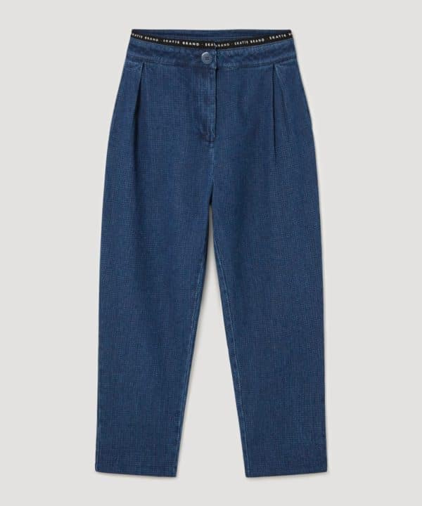 pantalon denim skatie textura jaquard azul S05 P86AW23 NAVY 1adl e1695300024525