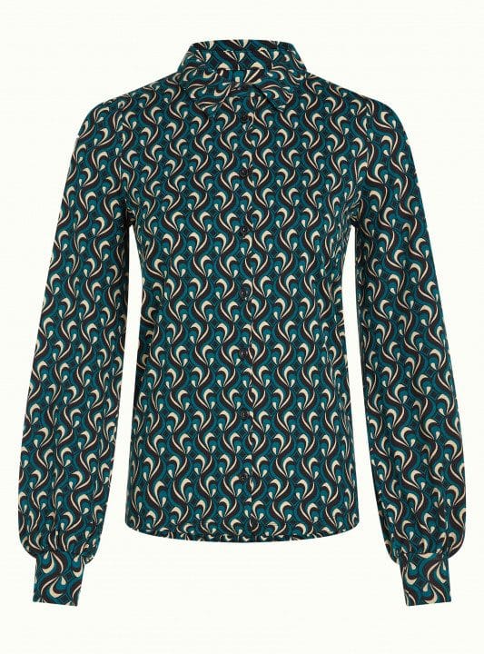 Blusa camisa Maisie morel King Louie retro vintage 8811 08554300 5
