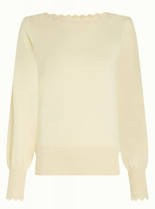 Jersey Audrey Bell Club King Louie crema 3826 08187072 5