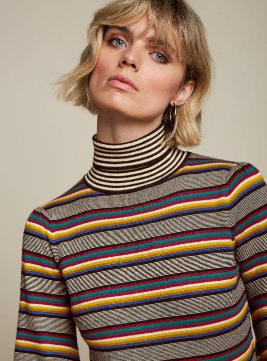 Jersey rayas cuello alto maya sixties stripe king louie 9091 08212001 1