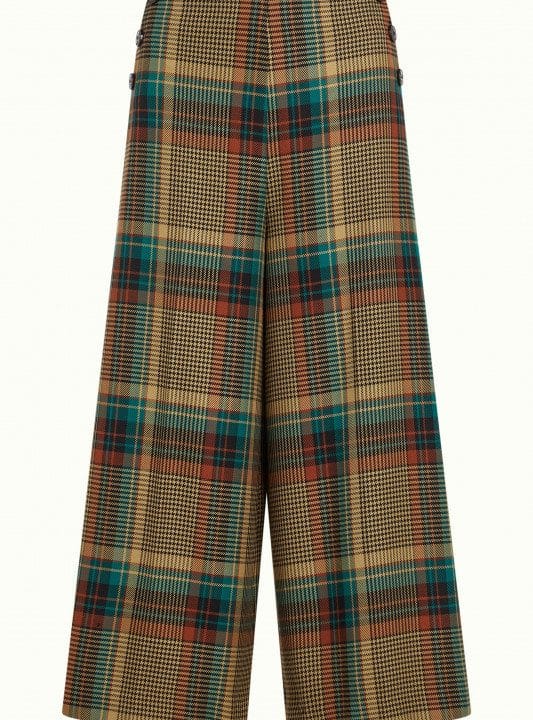 Pantalon Pia Culotte Feather check king Louie 7438 08217001 5