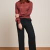 Pantalon negro vestir King Louie Federica milano Uni 09373 001 MF e1727851623557
