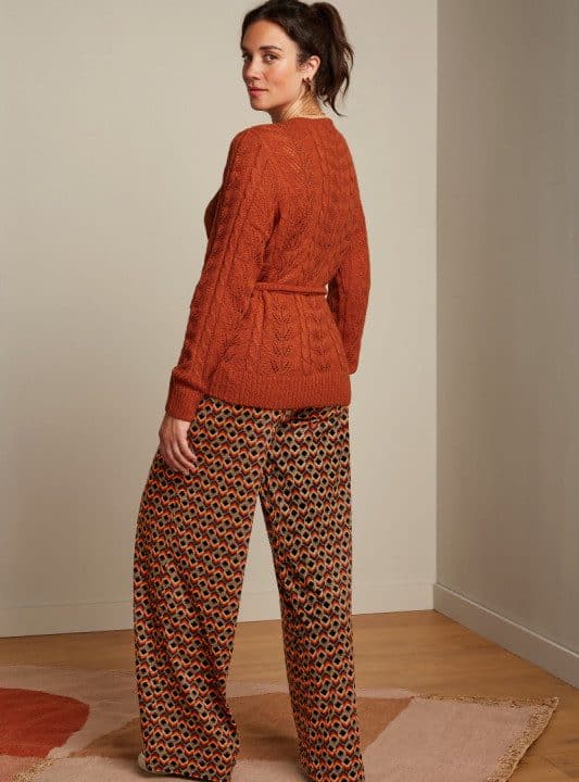 Pantalon punto palazzo border quentin king louie 08542001 3