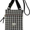 Portamovil bandolera Clover bcn BAEZA BLACK WHITE23 e1698310408457
