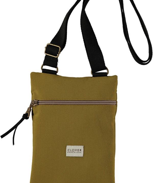 Portamovil bandolera Clover bcn SINDA MOUSTARD mostaza e1698311244930