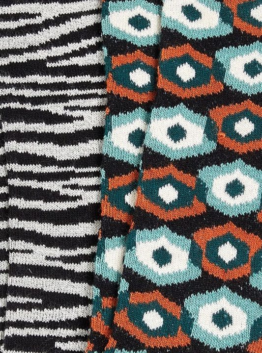 pack dos pares calcetines divertidos vintage king louie meribel 8005 08352001 9