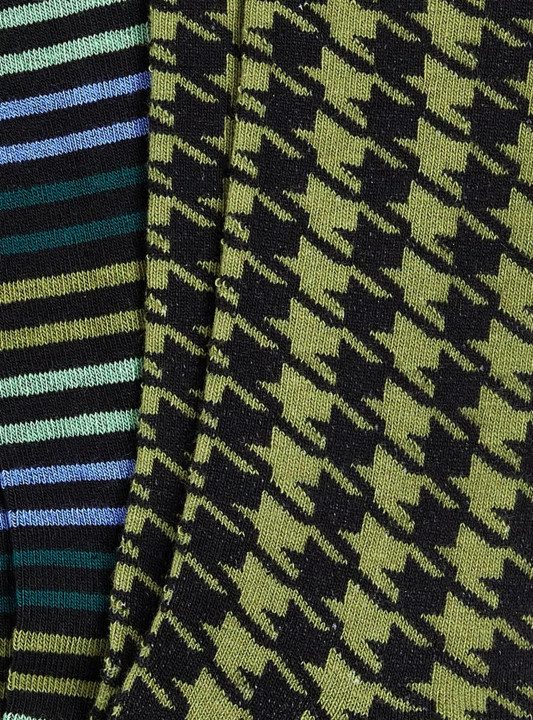 pack dos pares calcetines divertidos vintage king louie pata de gallo 2444 08349253 9