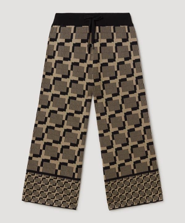 Pantalon punto Skatie jacquard estampado S54 P01AW23 BLACK 1 e1700577635151