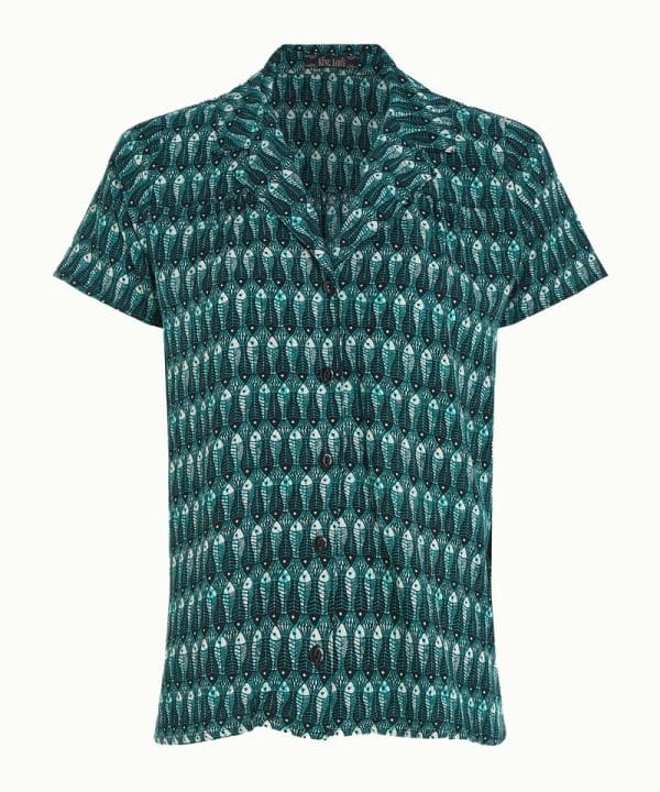 Blusa King Louie Tex Mahi peces camisa 08927 001 F e1708893552342