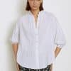 Blusa Skatie algodon estampado topitos blanca S50B38 NAVY 2 e1708795175940