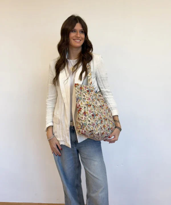 Bolsa grande delamur de la mur Blum flores BOSGBLUM e1740249943734