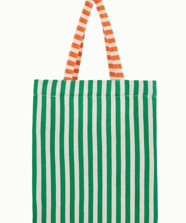 Bolsa shopper King Louie Espana Le Sud rayas verde 08997 257 F e1708886502926
