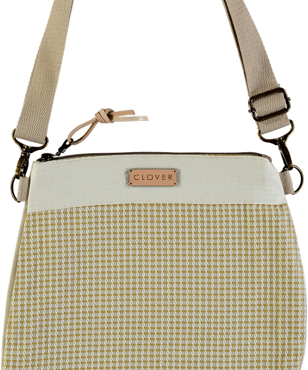 Bolso Clover Bcn mediano Juliana bandolera GANGI MUSTARD e1709129703815