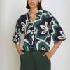 Camisa Skatie estampada manga corta azul y verde S05B91 BRUNSWICK 3 e1708801704724