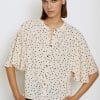 Camisa Skatie viscosa estampado dots S05B88 IVORY 1 e1708796274571