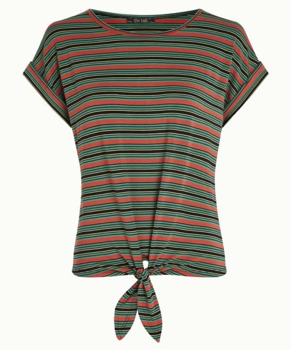 Camiseta King Louie Espana Aria Knot Castillo rayas manga corta 09014 001 F e1708896066948