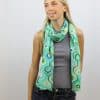Foulard panuelo fucsia flecos Donatzelli 2904 D.1 C.2 scaled e1707681385677