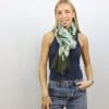 Foulard panuelo verde Donatzelli 1105 D.3 C.1 scaled e1707680313719