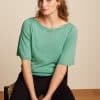 Jersey King Louie Espana Ivy Wide Sleeve manga corta verde agua top 08741 290 MF e1708857745696