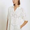 Jersey tunica Skatie punto crochet blanco S24K32 WHITE 1 e1708802267465