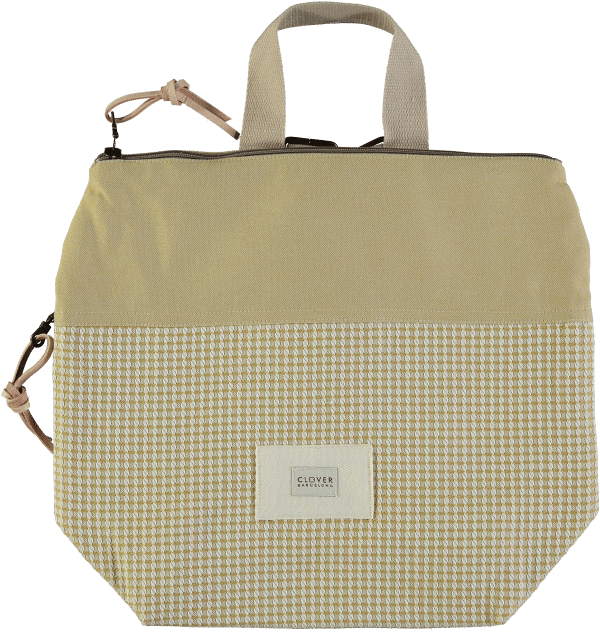 Mochila Clover Bcn urbana tela ROU MUSTARD e1709042759211 Mochila urbana CLOVER Bcn Roul mostaza