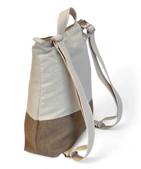 Mochila De La Mur Oro brilli delamur tela urbana MOTX2ORO Photoroom