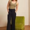 Pantalon King Louie Espana negro Neva Cropped Timba 07843 001 MF e1709045516608