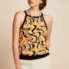 Top tirantes King Louie Espana sofie manic estampado retro sesentero 08807 833 MF e1708863540425