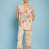 Chaleco estampado floral Meisie M95K01 LIC 1 e1711400934796