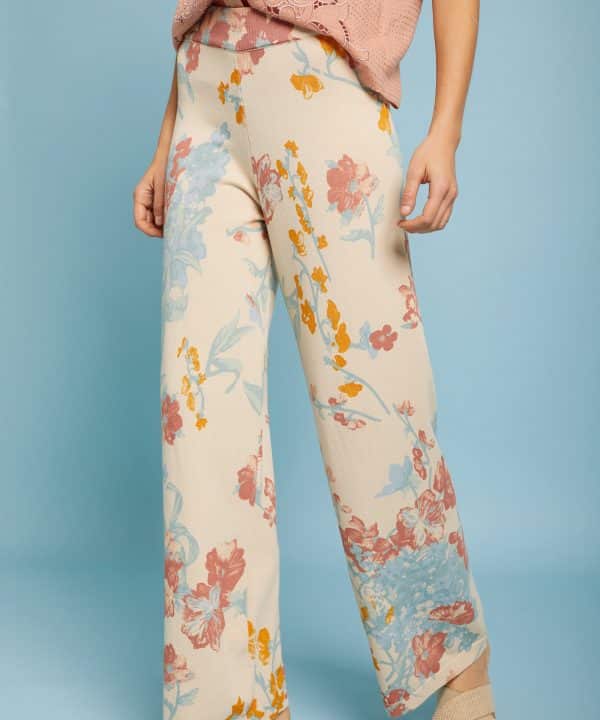 Pantalon estampado floral meisie M95P01 LIC 2 e1711400918469