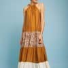 Vestido largo bimateria meisie M05V130 PIN 1 e1711403546412