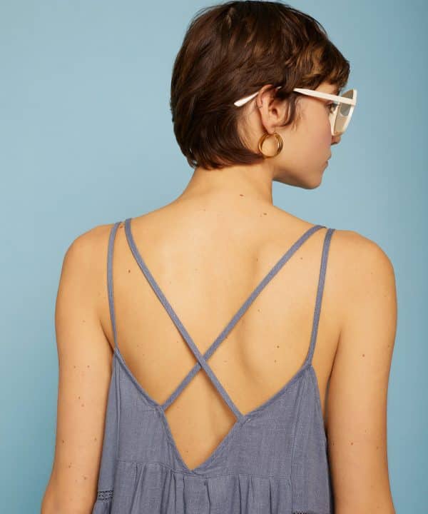 Vestido largo tirantes meisie azul M99V01 ELE 4 e1711404102579