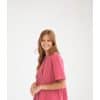 blusa sumatra rosa fucsia cuello mao mus bombon